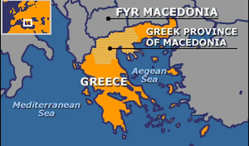 Macedonia, patru variante pentru o nouă denumire a fostului stat iugoslav în disputa cu Grecia