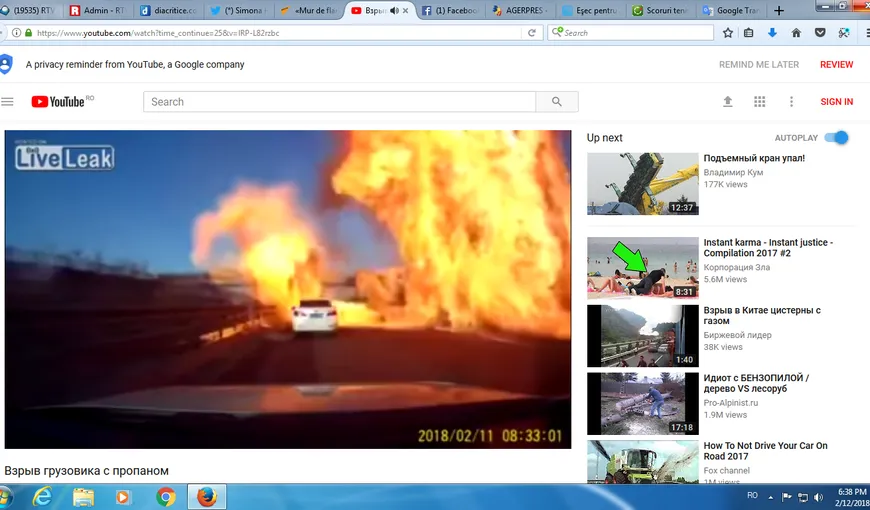 Zidul de flăcări. Un camion cu gaz lichefiat a declanşat iadul pe autostradă VIDEO