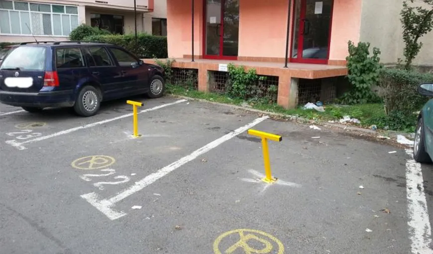 Acţiune de despistare a persoanelor care rezervă abuziv locurile de parcare din sectorul 3