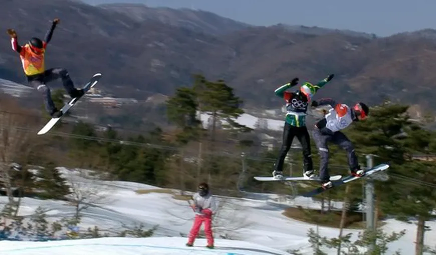 Accident înfiorător la Olimpiadă. Un austriac şi-a rupt gâtul în proba de snowboardcross VIDEO