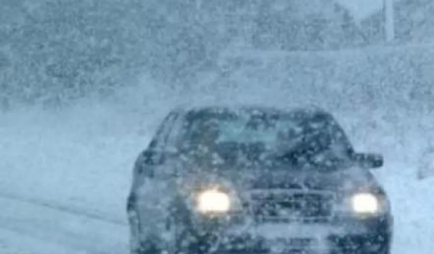 AVERTISMENT METEO: Ninsori şi viscol în sudul României, strat de zăpadă în Bucureşti