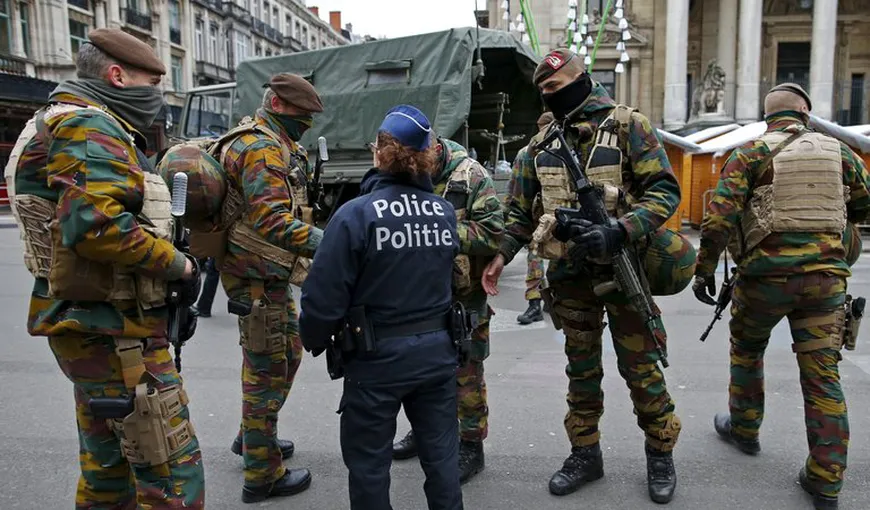 Desfăşurare de forţe în Bruxelles. Rezidenţii au fost obligaţi să rămână în locuinţele lor
