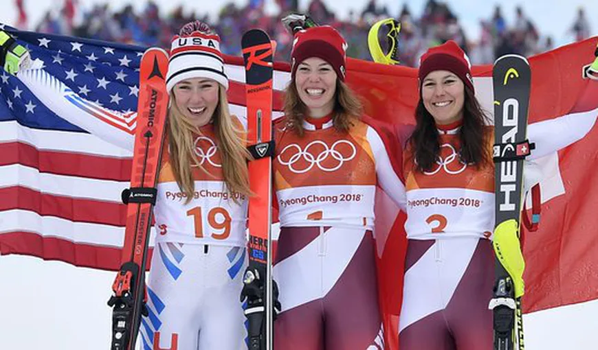 Jocurile Olimpice de iarnă 2018. Lindsay Vonn a eşuat în ultima cursă olimpică a carierei, Michelle Gisin a câştigat aurul la combinată