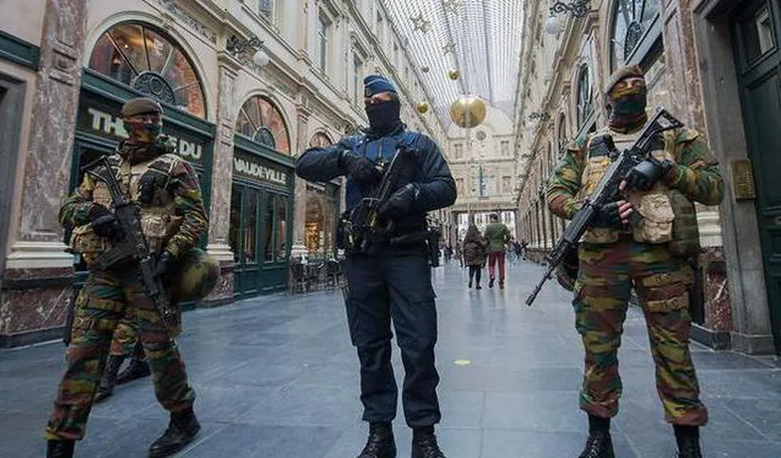 Alertă de securitate în Bruxelles: Sute de agenţi de poliţie, implicaţi într-o vastă operaţiune