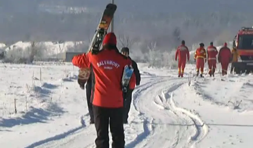 Operaţiune de salvare în munţii Bucegi. Doi turişti au rămas blocaţi pe un traseu închis
