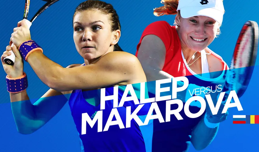Simona Halep, victorie spectaculoasă la Doha. A pierdut doar trei game-uri cu Makarova