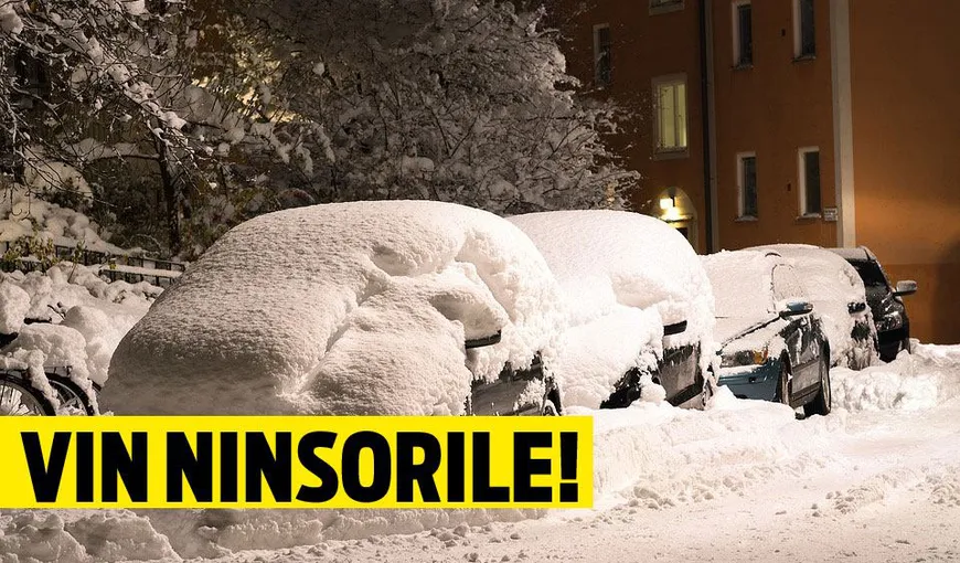 ALERTĂ ANM: Temperaturile încep să scadă. Ninge duminică în Muntenia, vestul Dobrogei şi în Bucureşti