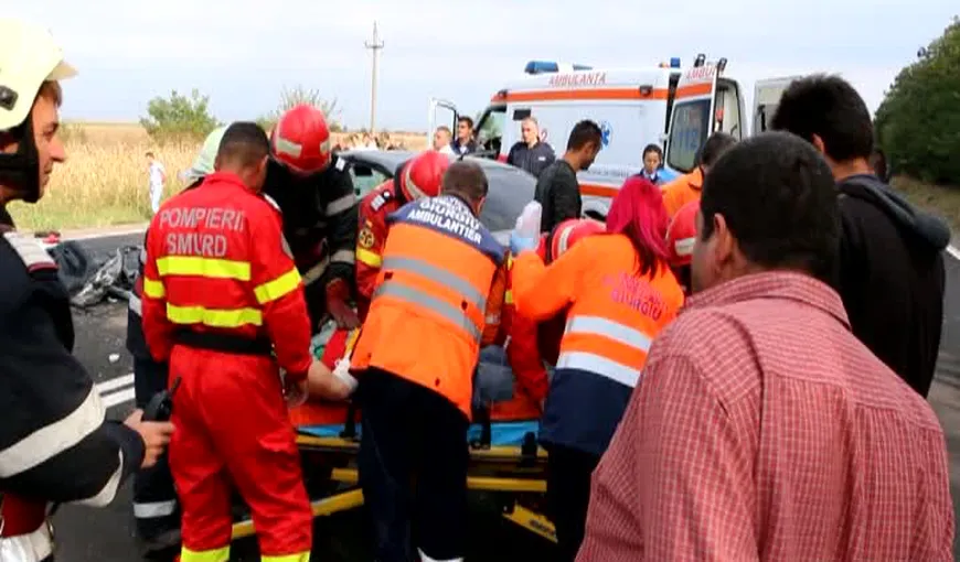 Accident în Timişoara, o femeie şi copilul ei de trei ani au fost răniţi
