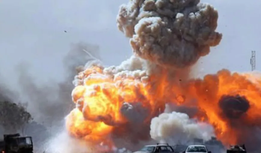 ATAC cu bombe cu dispersie, dispozitive incendiare cu napalm şi explozibili convenţionali, sunt cel puţin 75 de morţi