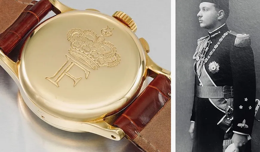 Ceas din aur care a aparţinut unui rege egiptean, scos la licitaţie în Dubai. Vezi ce valoare are bijuteria