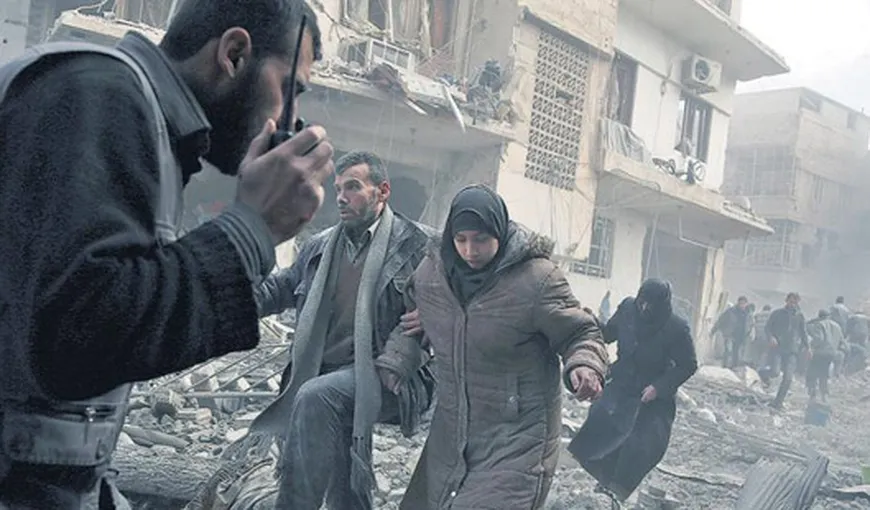Zece civili ucişi în raiduri aeriene în enclava siriană Ghouta de Est