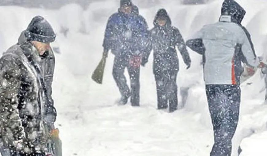 PROGNOZA METEO pentru Bucureşti. ANM anunţă NINSORI şi viscol, stratul de zăpadă va depăşi 30 cm