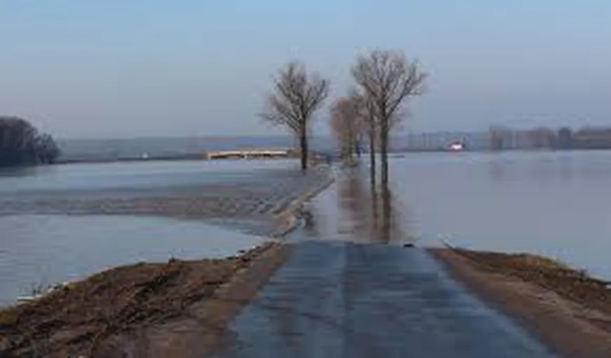Cod portocaliu de inundaţii în Delta Dunării până pe 20 aprilie