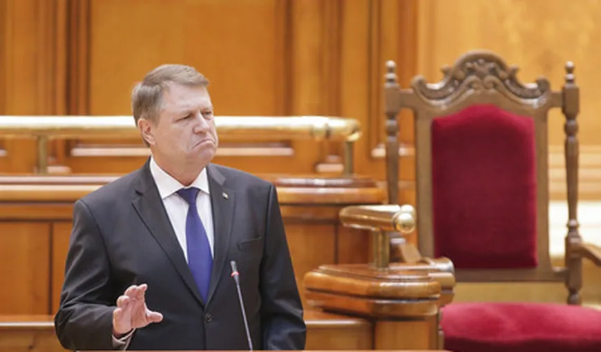 Iohannis, despre absenţa de la şedinţa solemnă a Parlamentului: Discursurile populist-electoraliste nu ajută