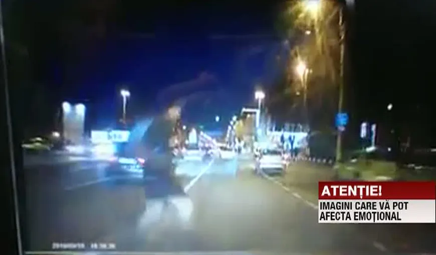Pieton lovit de taxi în Constanţa în timp ce făcea slalom printre maşini