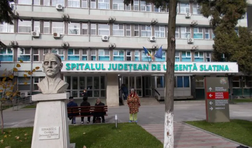 Crimă şi sinucidere la Spitalul Judeţean Slatina. Un infirmier şi-a înjunghiat o colegă, apoi s-a sinucis