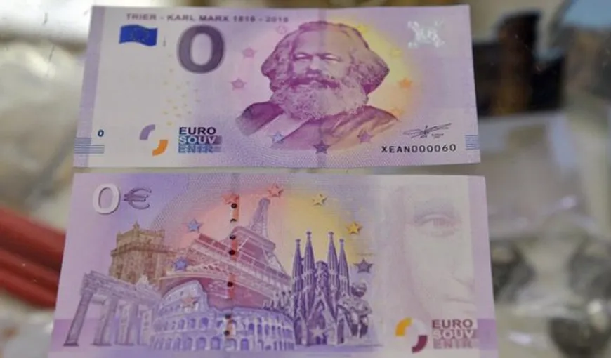 A fost emisă bancnota de 0 euro. Te costă 3 euro dacă vrei să o ai în portofel