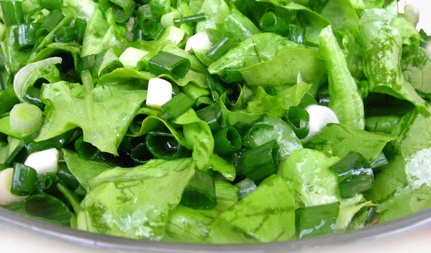 Pericolele ascunse în legumele verzi. De ce trebuie să consumi cu moderaţie salată, usturoi şi ceapă verde primăvara