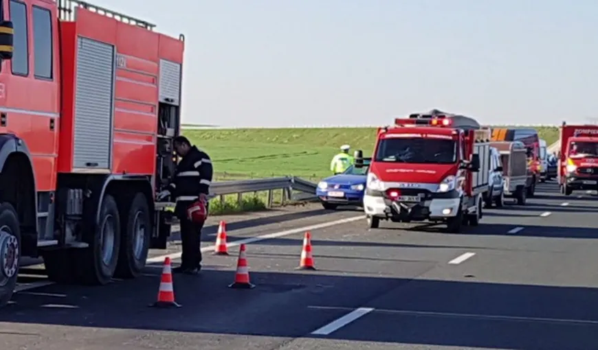 Detalii noi din anchetă. Cine este şoferul care a provocat accidentul de pe Autostrada Timişoara – Arad