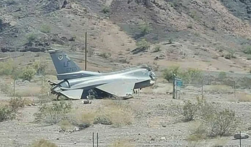 Un avion F-16 al Forţelor Aeriene americane s-a prăbuşit în Arizona