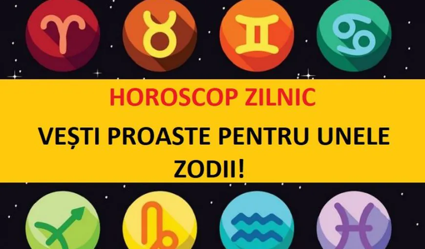 Horoscop zilnic MARŢI 3 APRILIE 2018. Ce zodie este săpată de duşmani, ATENŢIE!