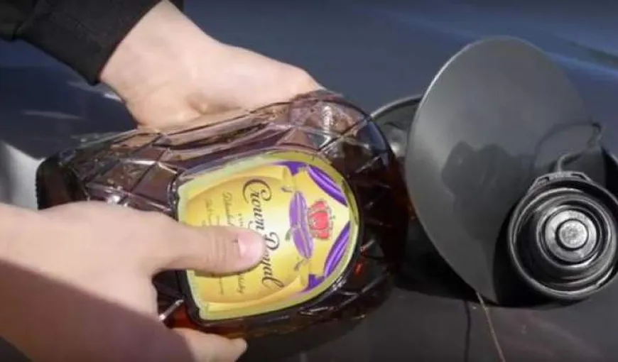 Ce se întâmplă dacă umpli rezervorul unei maşini cu whisky. Experimentul a devenit viral VIDEO