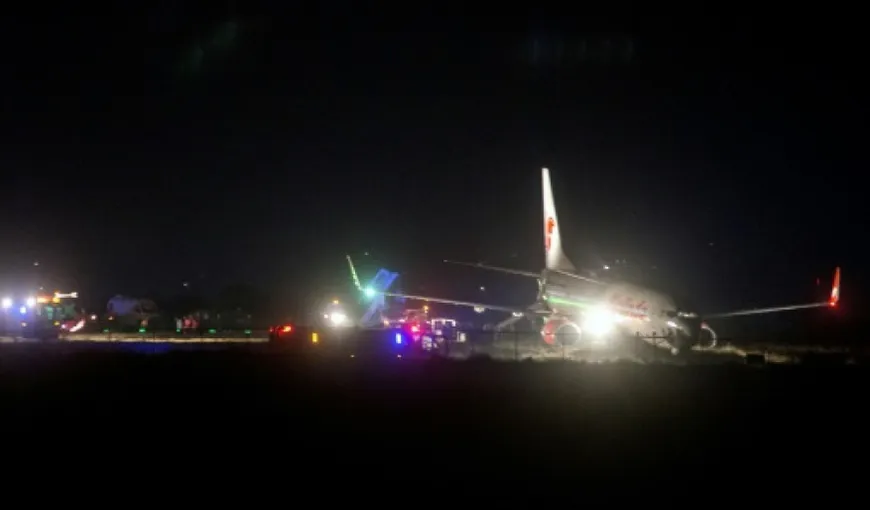 Incident aviatic, o aeronavă cu 139 de pasageri a ieşit de pe pistă. Aeroportul a fost închis