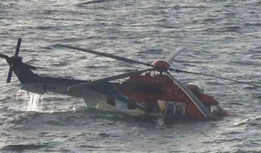 Elicopter prăbuşit în mare. Au început operaţiunile de căutare