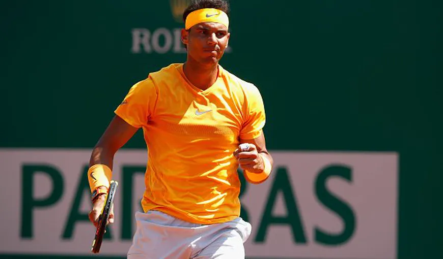 Rafael Nadal, prinţ de Monte Carlo. S-a calificat pentru a 12-a oară în finala prestigiosului turneu