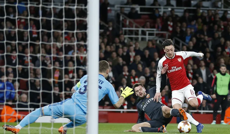 LIGA EUROPA: 14 goluri în prima manşă a sferturilor. Arsenal Londra a făcut scor cu ŢSKA Moscova