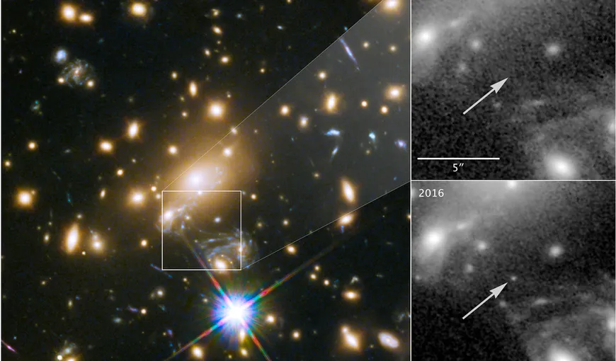 O stea aflată la 9 miliarde de ani-lumină, cea mai îndepărtată observată vreodată de astronomi