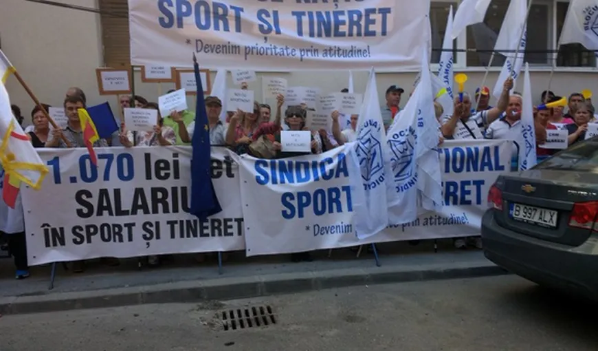 Sindicatul Naţional Sport şi Tineret ameninţă cu greva generală