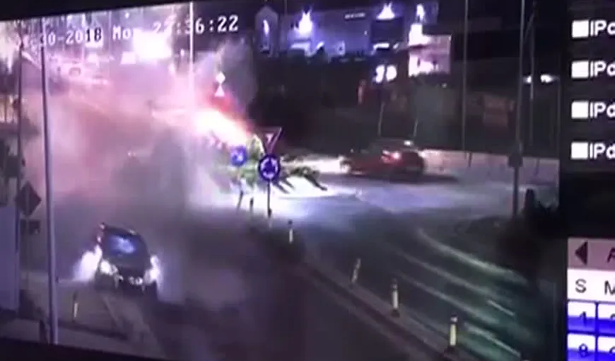 Şofer beat, accident grav în Bragadiru VIDEO