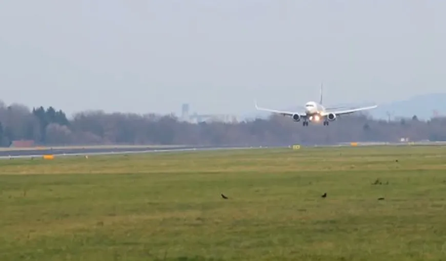 Un avion plin cu români care zbura pe ruta București – Madrid a aterizat de urgenţă la Pisa
