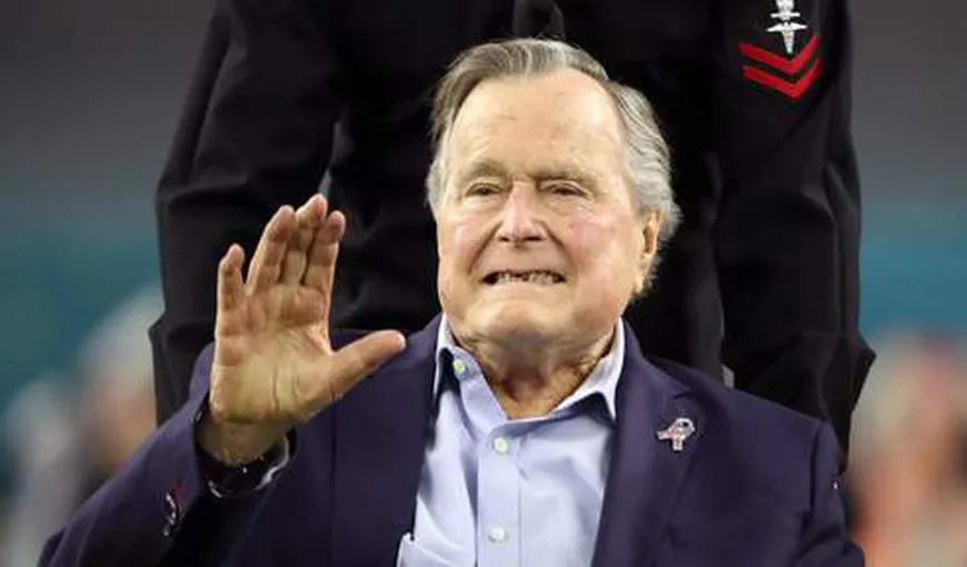 George H. W. Bush a intrat din nou în spital. Este pentru a doua oară în ultimele două luni
