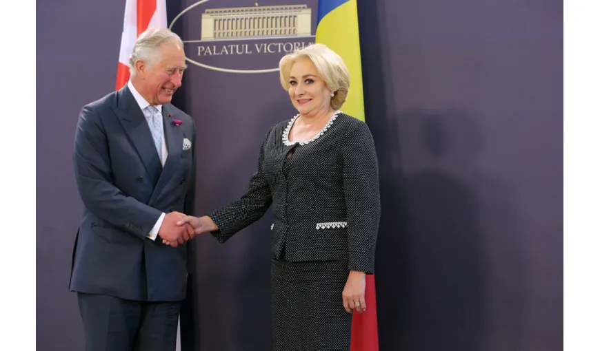 Dăncilă l-a primit pe Prinţul Charles la Palatul Victoria, unde au discutat despre protejarea drepturilor românilor din Marea Britanie