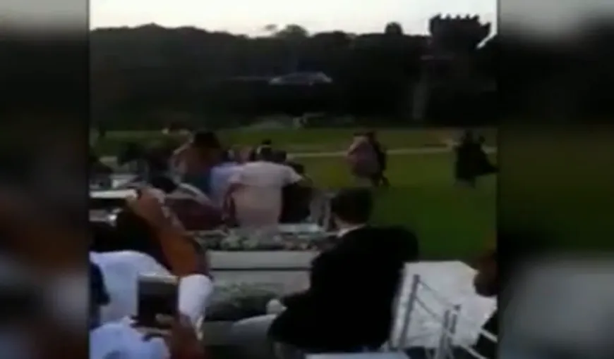 Un elicopter s-a prăbuşit cu mireasa pe care o transporta la nuntă VIDEO