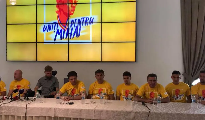 Foşti şi actuali mari fotbalişti ai României au participat la evenimentul „Uniţi pentru Mihai”, la Oradea