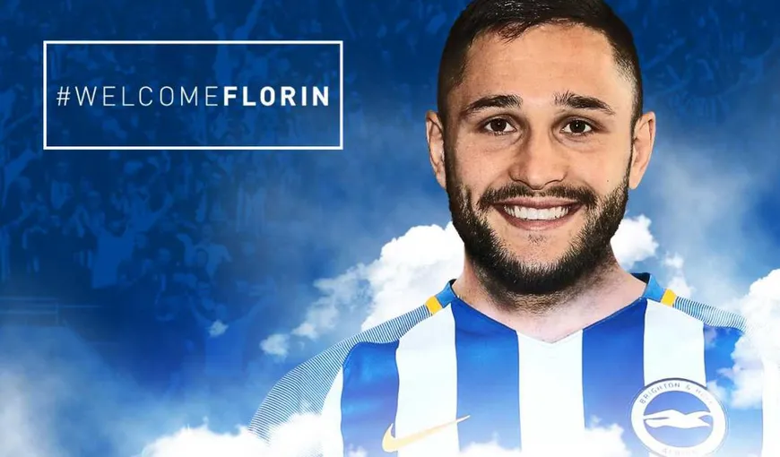 Florin Andone s-a transferat la Brighton, în Premier League. A semnat pe CINCI ANI