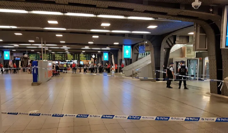 Incident ARMAT într-o gară din Bruxelles