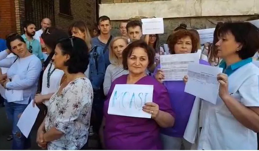 Protest la Spitalul Judeţean de Urgenţă Cluj Napoca. Angajaţii cer demisia conducerii