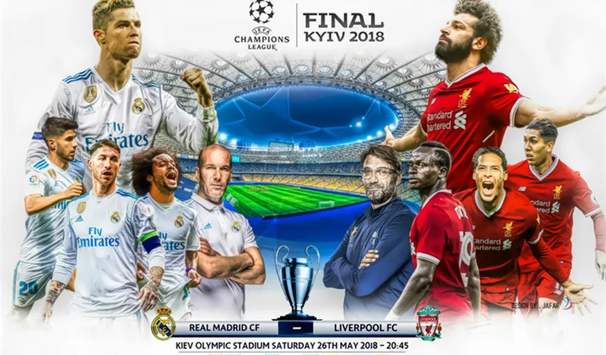Real Madrid – Liverpool, finala Champions League, în direct la Telekom Sport şi Pro TV