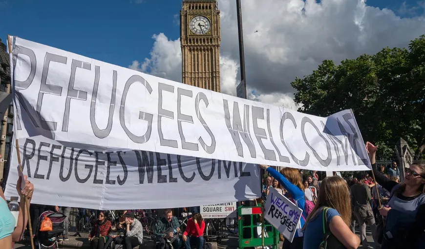 Creşte susţinea britanicilor pentru refugiaţi
