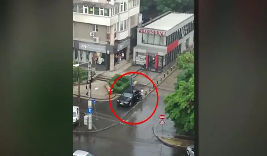 Şofer din Craiova, urmărit ca-n filme şi amendat după ce a fugit de Poliţie pe trotuar