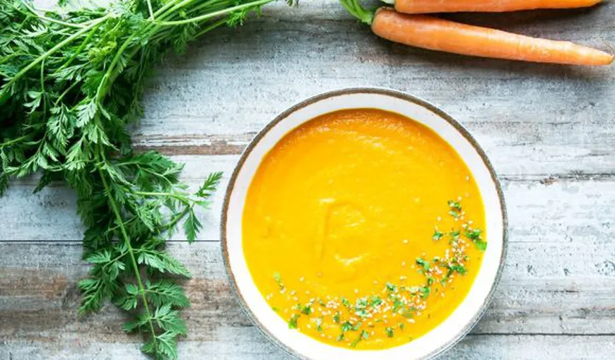 REŢETA ZILEI: Supă cremă de morcovi şi ghimbir