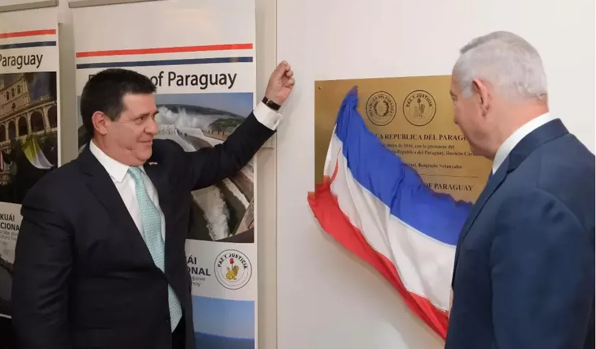 Preşedintele Paraguayului a inaugurat ambasada ţării sale la Ierusalim