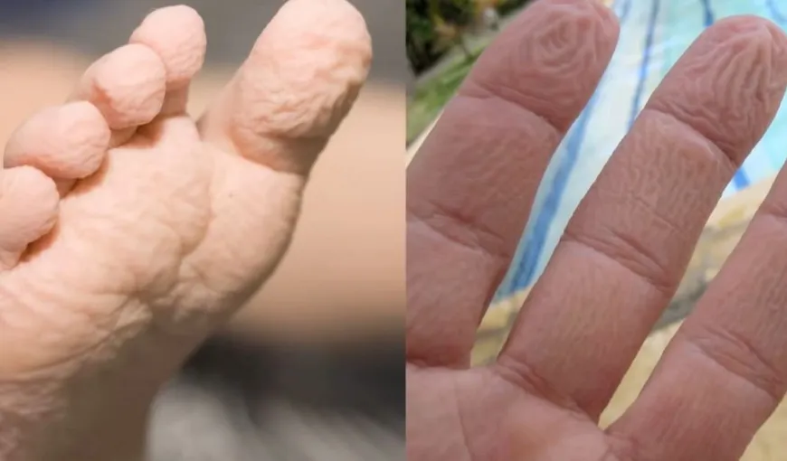De ce ni se încreţesc degetele în apă? Cercetătorii au aflat răspunsul