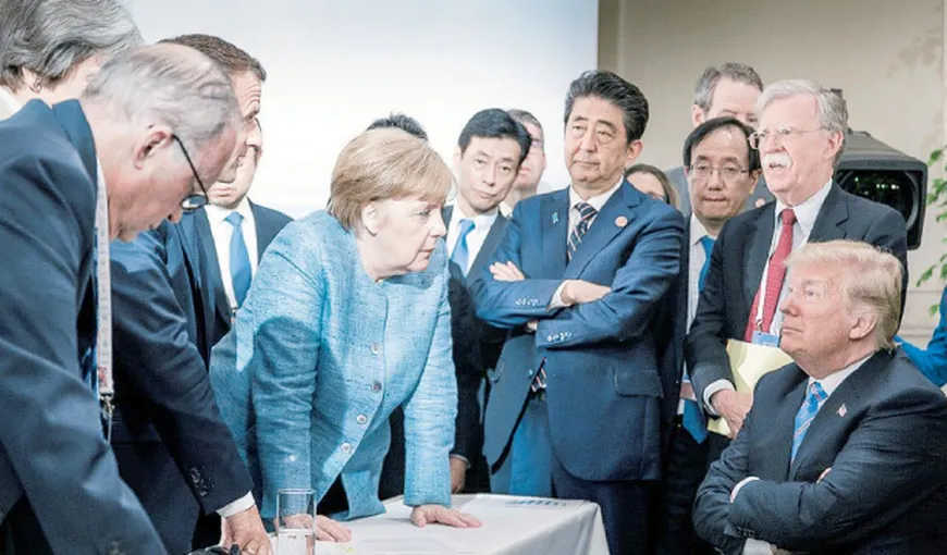 Donald Trump: Fotografia virală de la summitul G7 nu reflectă realitatea