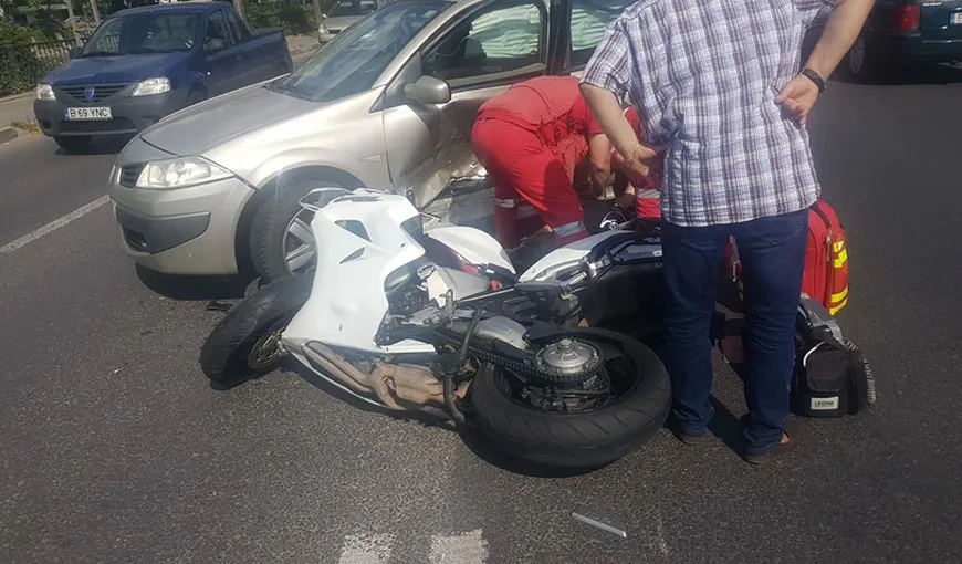 Accident mortal în Hunedoara. Un motociclist a murit pe loc
