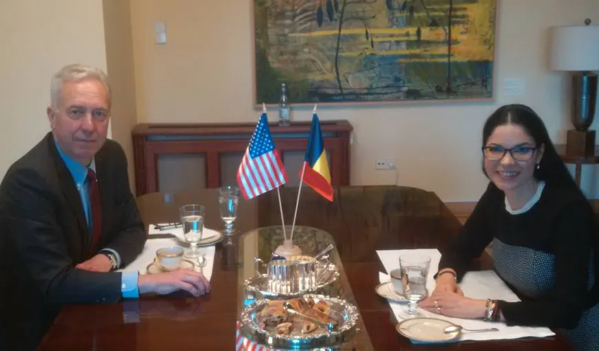 Ambasadorul SUA, Hans Klemm, s-a întâlnit joi cu ministru din cabinetul Dăncilă
